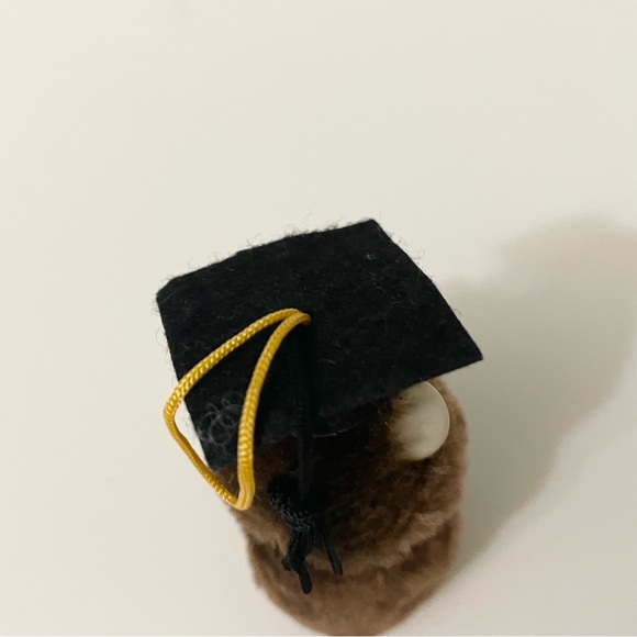 Vintage Graduation Teddy Bear Hugger Doll Figure - Picture 12 of 16